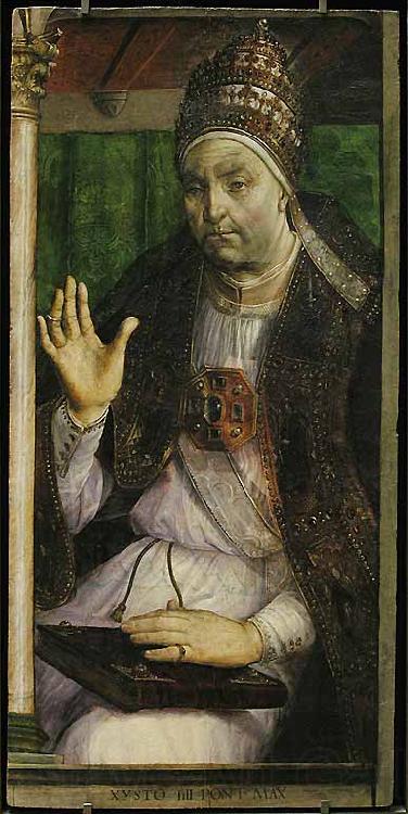Justus van Gent Pope Sixtus IV Germany oil painting art